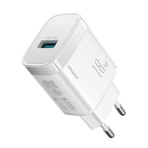 ⁨Ładowarka sieciowa USB-A 18W - biała⁩ w sklepie Wasserman.eu