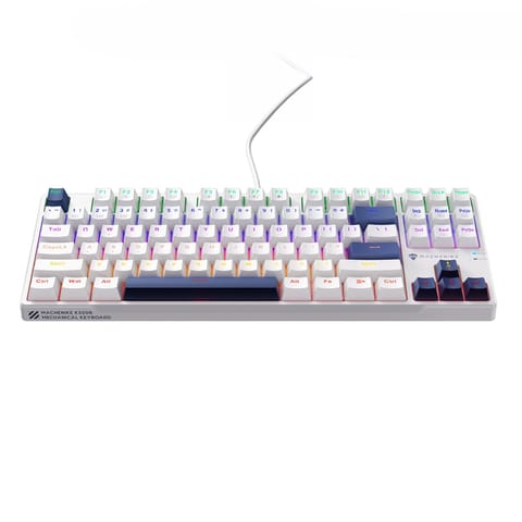 ⁨Klawiatura gamingowa przewodowa mechaniczna podświetlana Red Switch - biała⁩ w sklepie Wasserman.eu