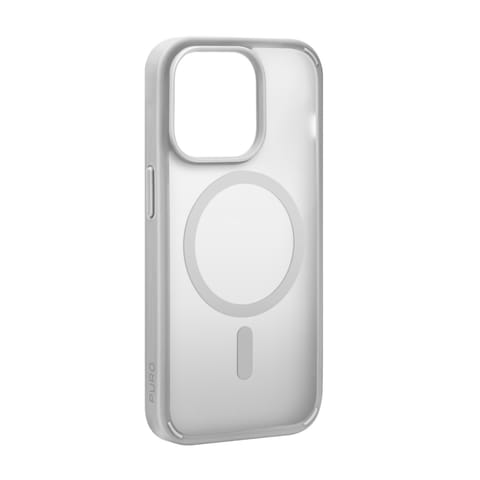 ⁨Etui silikonowe do iPhone 15 Pro Max Gradient MagSafe - srebrne⁩ w sklepie Wasserman.eu