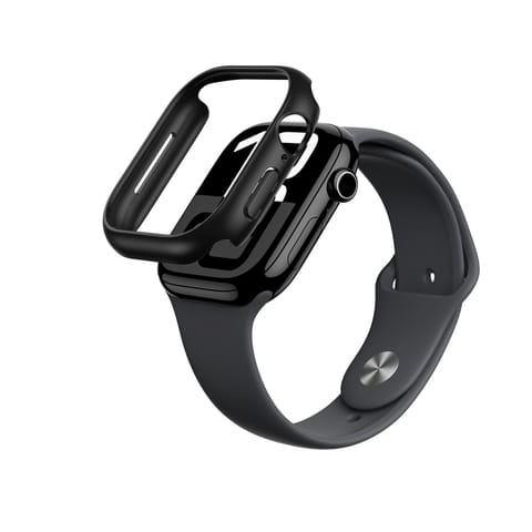 ⁨Etui pokrowiec do zegarka Apple Watch 46mm Minimal Case - czarny⁩ w sklepie Wasserman.eu