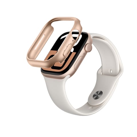 ⁨Etui pokrowiec do zegarka Apple Watch 46mm Minimal Case - różowe złoto⁩ w sklepie Wasserman.eu