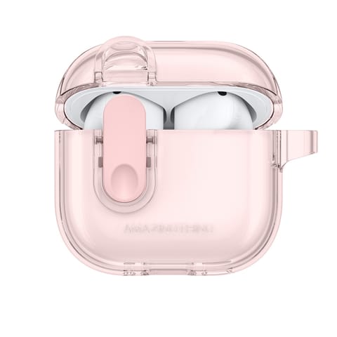 ⁨Etui pokrowiec do słuchawek AirPods 4 Minimal Case - różowy⁩ w sklepie Wasserman.eu