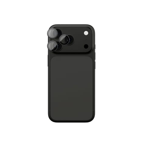 ⁨Szkło na aparat do iPhone 17 Pro / Pro Max z szarą ramką aluminiową Lens Glass⁩ w sklepie Wasserman.eu