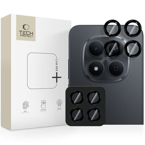 ⁨Osłona aparatu na Xiaomi Redmi Note 15 Pro 5G / 15 Pro+ Camring Fit+ - czarna⁩ w sklepie Wasserman.eu