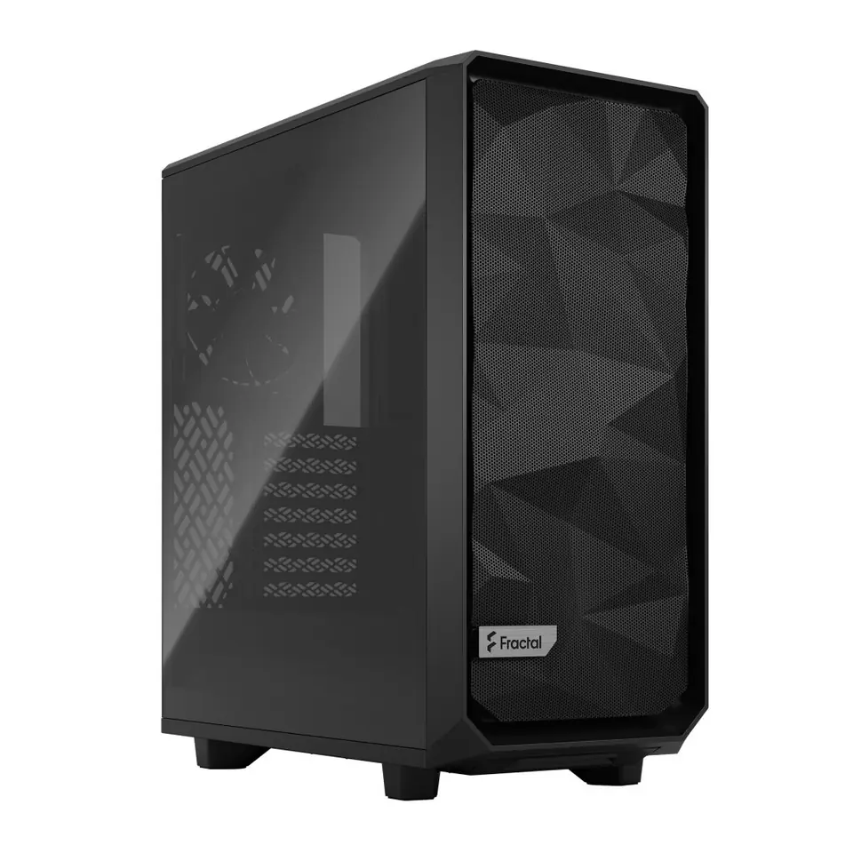 ⁨Fractal Design Meshify 2 Compact Tower Black⁩ at Wasserman.eu