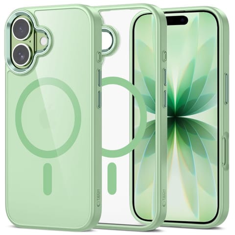 ⁨Etui pokrowiec na iPhone 17 MagMat MagSafe - przezroczysto zielone⁩ w sklepie Wasserman.eu