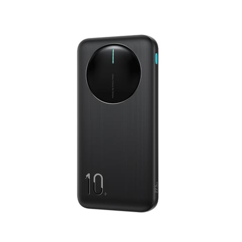 ⁨Powerbank 10000mAh 22.5W USB-A USB-C z wyświetlaczem cyfrowym - czarny⁩ w sklepie Wasserman.eu