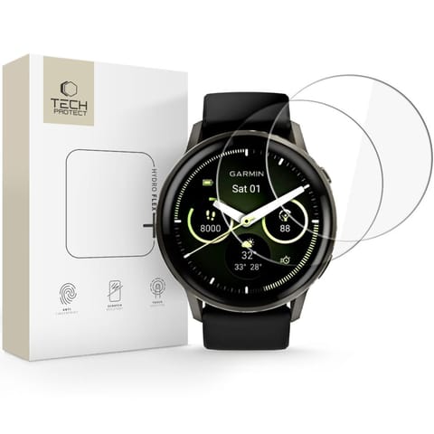 ⁨Folia hydrożelowa na zegarek Garmin Venu 45 mm Hydro flex+ - 2 szt.⁩ w sklepie Wasserman.eu