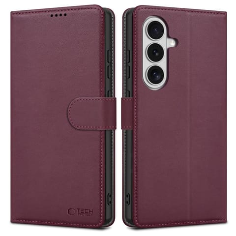 ⁨Etui futerał na Samsung Galaxy S26 Wallet - bordowy⁩ w sklepie Wasserman.eu