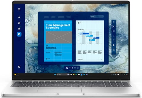 ⁨Laptop Dell Pro 16 PC16250 W11P C3 100U/8GB/512GB CL25/16.0 FHD+/Int/FgrPr/Cam&Mic/WLAN+BT/BcklKb/3C/3YPS Magnetite color, textured finish⁩ at Wasserman.eu