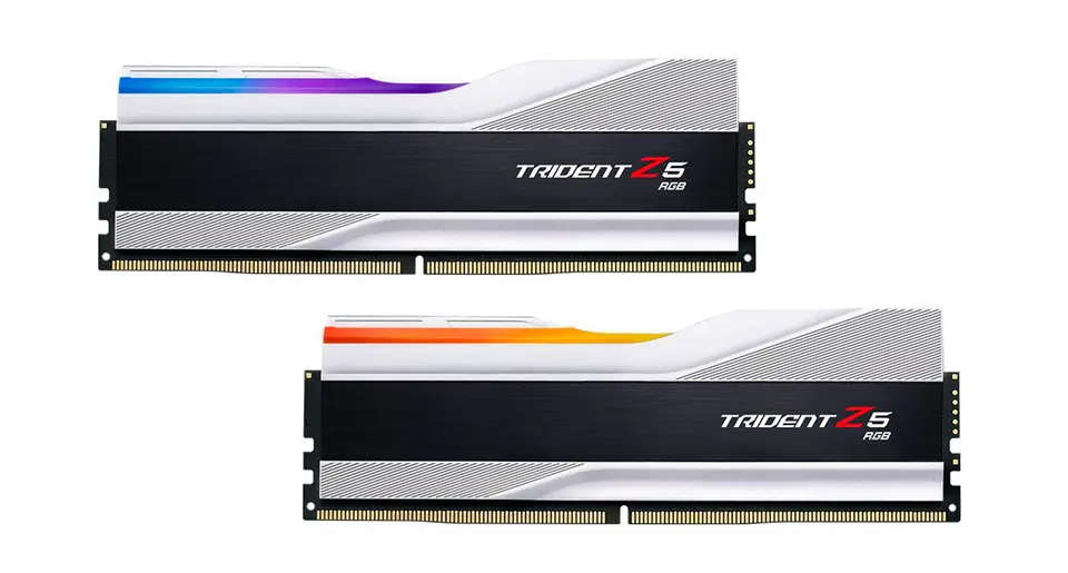 ⁨G.Skill Trident Z5 RGB 32 GB, DDR5, 6000 MHz, PC / server, Registered No, ECC No, Silver, 2x16 GB⁩ at Wasserman.eu