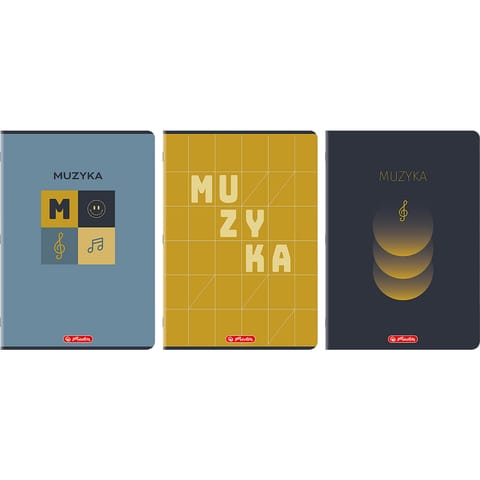 ⁨Zeszyt A4 16k pieciolinia MUZYKA pionowy 400206360 HERLITZ⁩ w sklepie Wasserman.eu
