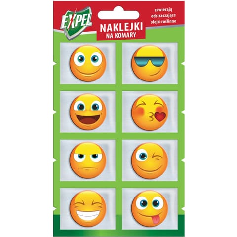 ⁨Naklejki na komary 8 szt. EXPEL⁩ w sklepie Wasserman.eu