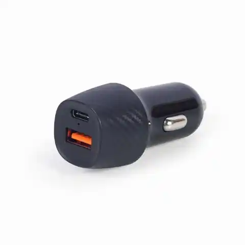 ⁨Gembird 2-port USB car fast charger TA-U2QC3-CAR-02 Black⁩ w sklepie Wasserman.eu