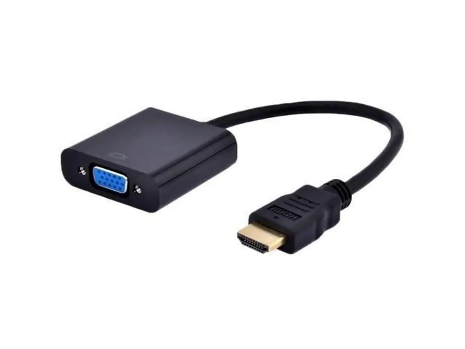 ⁨Gembird Adapter cable, single port VGA, HDMI⁩ w sklepie Wasserman.eu