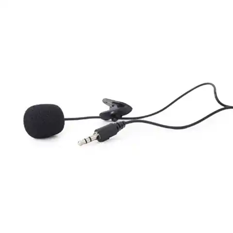 ⁨Gembird Clip-on microphone MIC-C-01 Black⁩ w sklepie Wasserman.eu