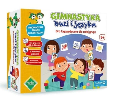 ⁨Gimnastyka buzi i języka. Gra logopedyczna TREFL⁩ w sklepie Wasserman.eu