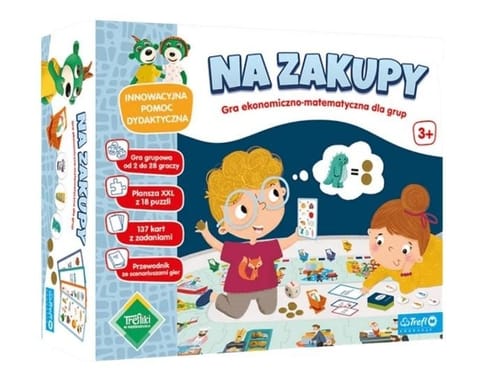 ⁨Na zakupy. Gra ekonomiczno-matematyczna TREFL⁩ w sklepie Wasserman.eu