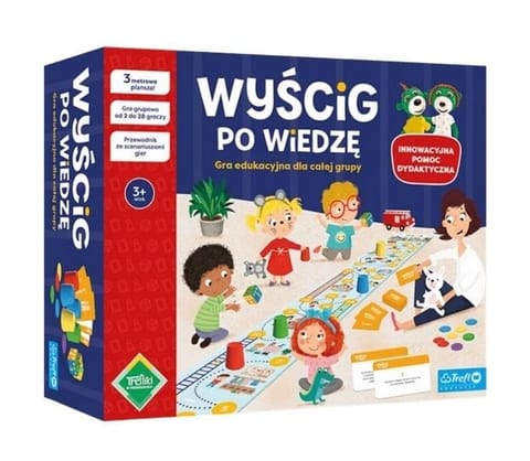 ⁨Wyścig po wiedzę. Gra edukacyjna TREFL⁩ w sklepie Wasserman.eu