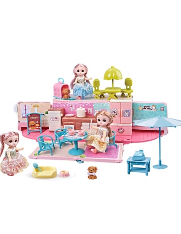 ⁨WOOPIE Kamper 2w1 Domek XXL Zestaw dla Lalek⁩ w sklepie Wasserman.eu