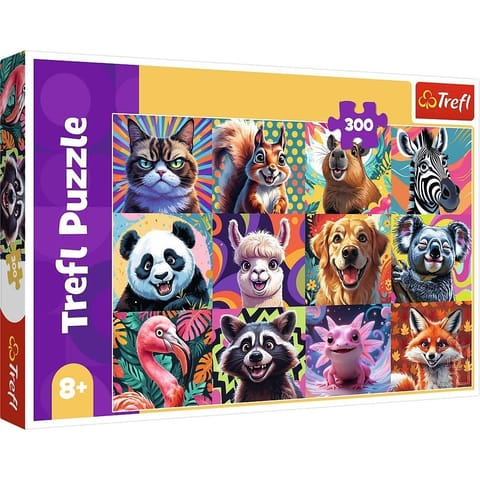 ⁨Puzzle 300 Zabawna wieś TREFL⁩ w sklepie Wasserman.eu