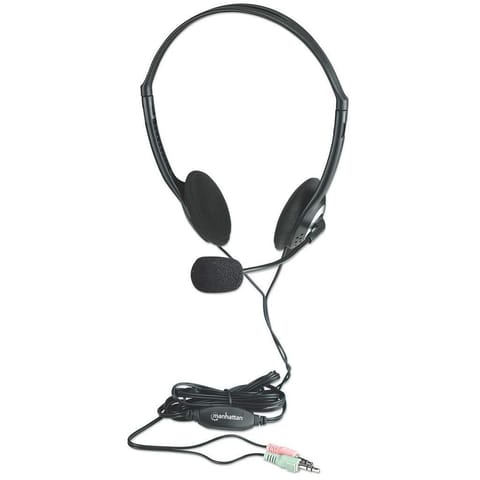 ⁨Manhattan Stereo Headset, Silver, 2.0m⁩ w sklepie Wasserman.eu