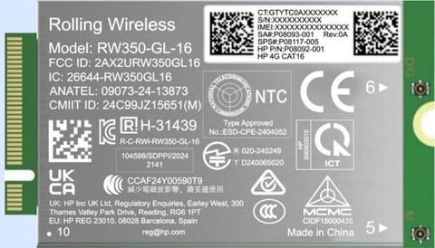 ⁨HP 4G LTE-AP (Cat 16) WWAN⁩ w sklepie Wasserman.eu