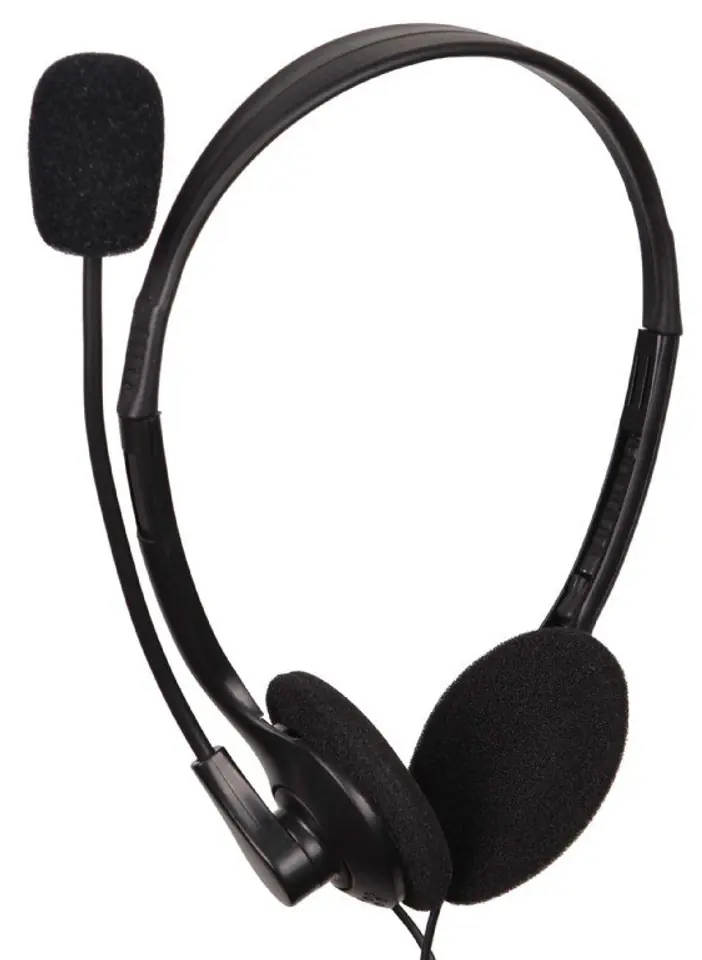 Gembird Stereo headset MHS-123 3.5 mm audio plug, Black, Built-in microphone w sklepie Wasserman.eu