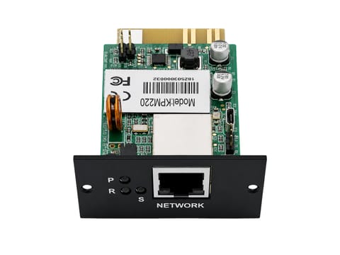 ⁨Karta Mini SNMP, port sieciowy Ethernet, zdalne monitorowanie i zarządzanie UPS w sieci LAN ALANTEC⁩ w sklepie Wasserman.eu