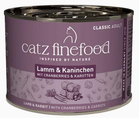 ⁨Catz Finefood Classic N.11 Lamb and Rabbit can 200g⁩ at Wasserman.eu