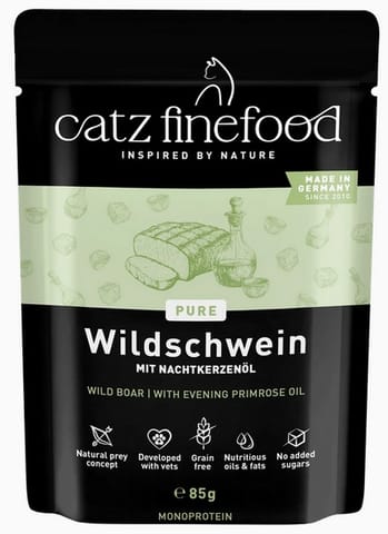 ⁨Catz Finefood Pure Dzik (Purrrr N.109) saszetka 85g⁩ w sklepie Wasserman.eu