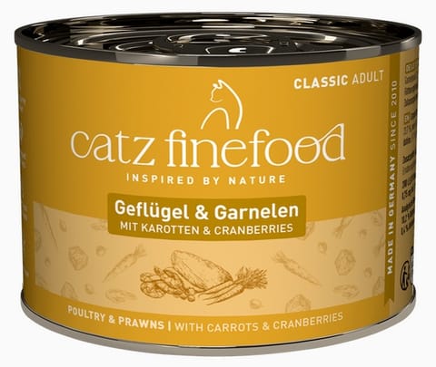 ⁨Catz Finefood Classic N.17 Poultry and Shrimp can 200g⁩ at Wasserman.eu