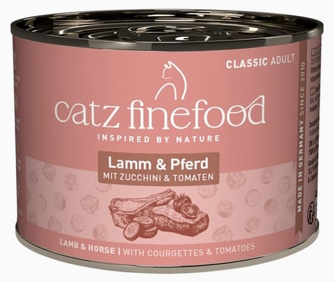 ⁨Catz Finefood Classic N.19 Lamb and Horsemeat can 200g⁩ at Wasserman.eu
