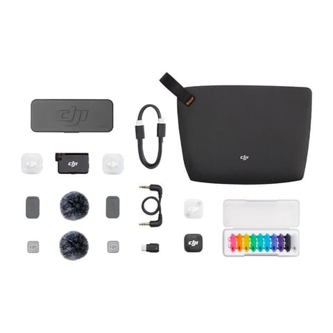System mikrofonów bezprzewodowych DJI Mic Mini 2 (2 TX + 1 RX + Etui ładujące) w sklepie Wasserman.eu