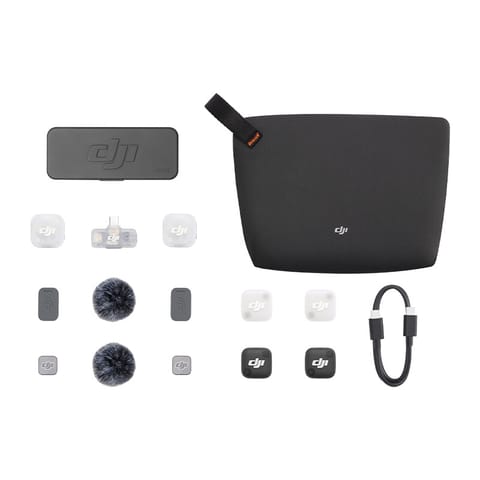 System mikrofonów bezprzewodowych DJI Mic Mini 2 (2 TX + 1 Mobile RX + Etui ładujące) w sklepie Wasserman.eu