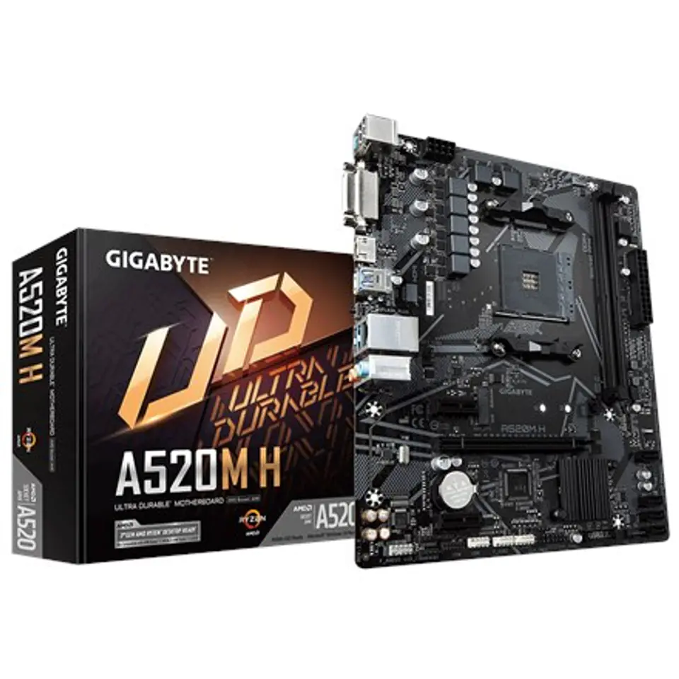 ⁨Gigabyte A520M H motherboard (REV. 1.0)⁩ at Wasserman.eu
