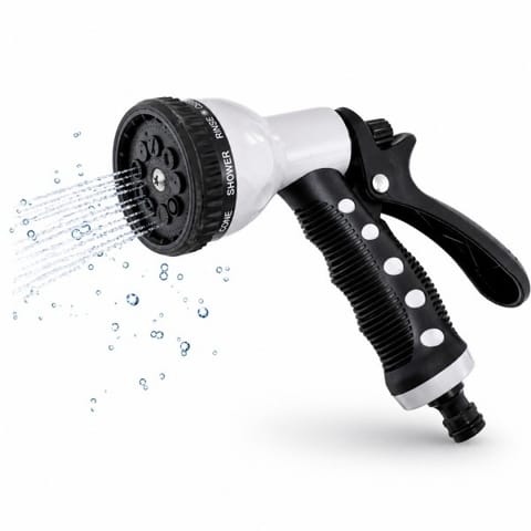 GARDEN HOSE GUN SPRINKLER UP TO 9 FUNCTIONS ROBUST at Wasserman.eu