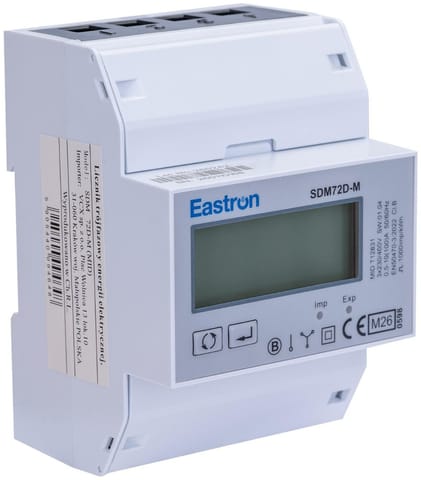 ⁨Licznik energii trójfazowy SDM 72 DM MID Modbus⁩ w sklepie Wasserman.eu