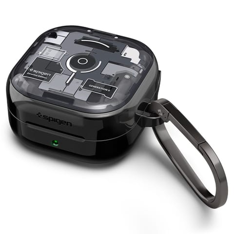 ⁨Spigen Ultra Hybrid - Etui do Samsung Galaxy Buds 4 / 4 Pro (Zero One Black)⁩ w sklepie Wasserman.eu