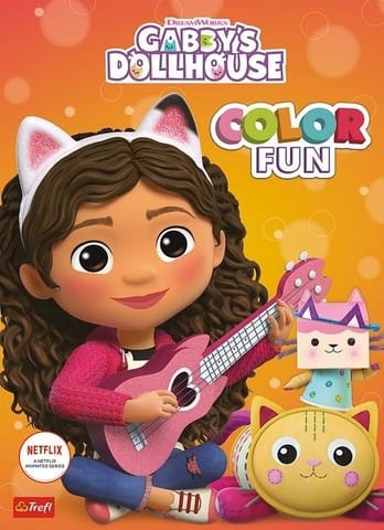 ⁨Gabby's Dollhouse. Color fun. Kolorowanka TREFL⁩ w sklepie Wasserman.eu