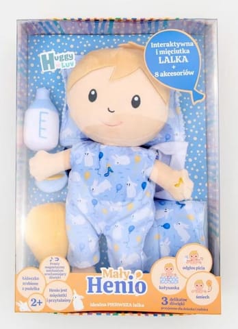 ⁨Lalka Huggy interaktywna Henio z akcesoriami⁩ w sklepie Wasserman.eu