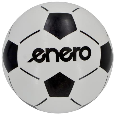 ⁨PIŁKA NOŻNA WINYLOWA BIEDRONKA SOCCER BIAŁO CZARNA 21CM 85G ENERO⁩ w sklepie Wasserman.eu