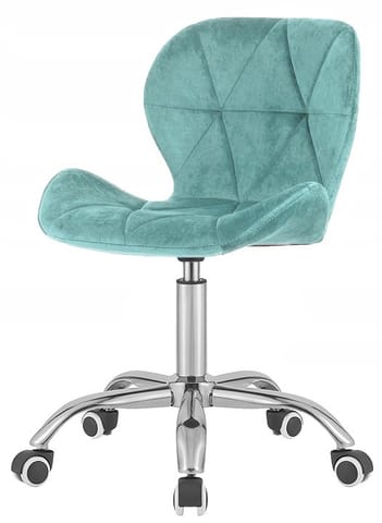 ⁨Krzesło obrotowe VASTO OFFICE VELVET LIGHT BLUE⁩ w sklepie Wasserman.eu
