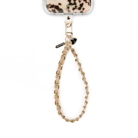 ⁨Crong Phone Charm - Smycz zawieszka do telefonu (Beige Twist)⁩ w sklepie Wasserman.eu