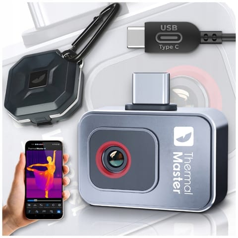 Kamera Termowizyjna HD 256x192 P2 Thermal Master Miniaturowa USB C + Etui w sklepie Wasserman.eu