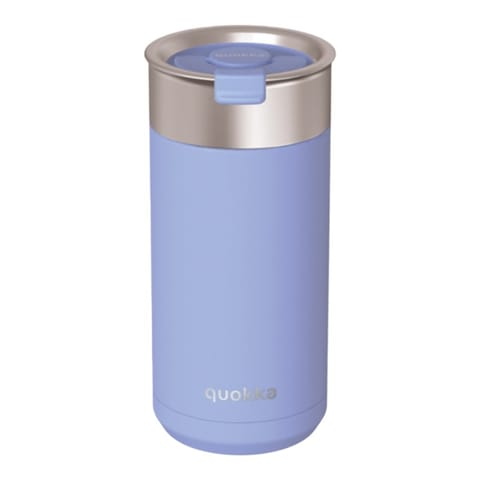 ⁨Quokka Boost Coffee Tumbler - Kubek termiczny ze stali nierdzewnej z zaparzaczem 400 ml (Denim Blue)⁩ w sklepie Wasserman.eu