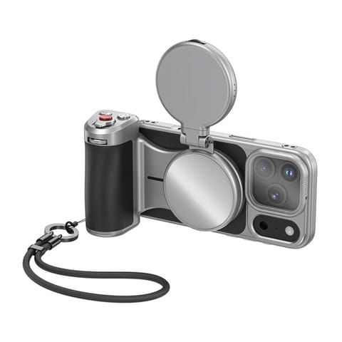 ⁨Uchwyt Master Grip do iPhone 17 Pro – zestaw All-in-One Lampa + Filtr⁩ w sklepie Wasserman.eu