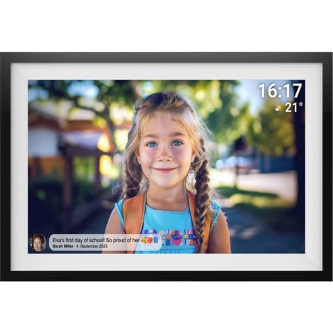 ⁨Ramka cyfrowa DENVER PFF-1516 (15.6" /1920 x 1080/Czarno-biały)⁩ w sklepie Wasserman.eu