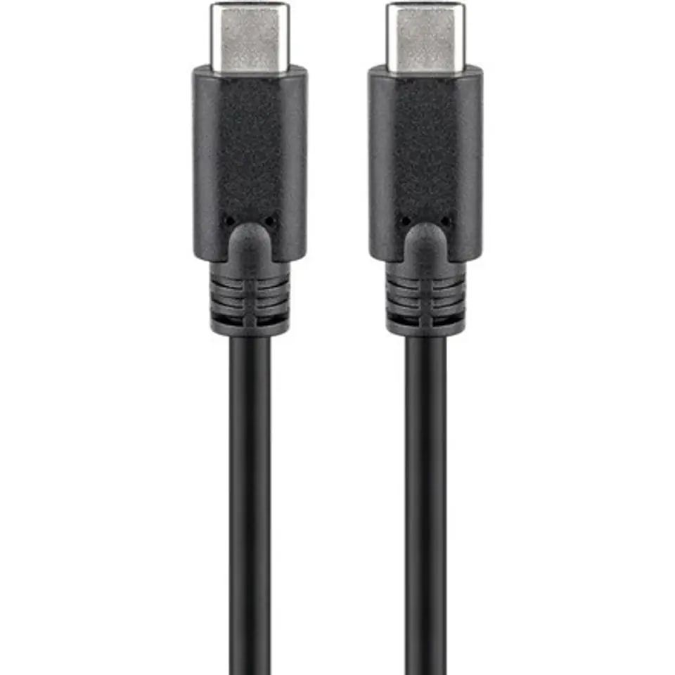⁨Goobay 67976 USB-C 3.1 generation 1 cable, black, 1m⁩ w sklepie Wasserman.eu