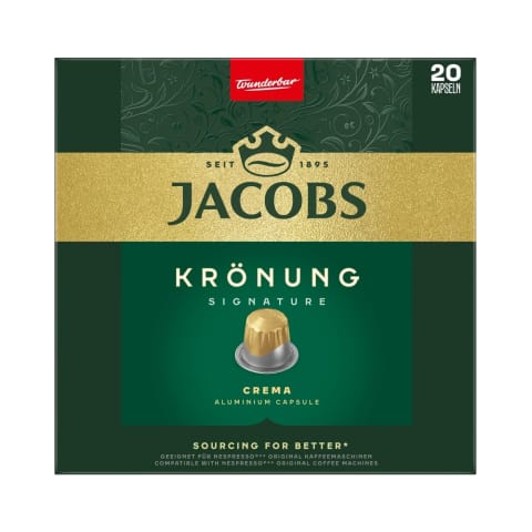 ⁨Jacobs Krönung Crema Kapsułki 20 szt.⁩ w sklepie Wasserman.eu